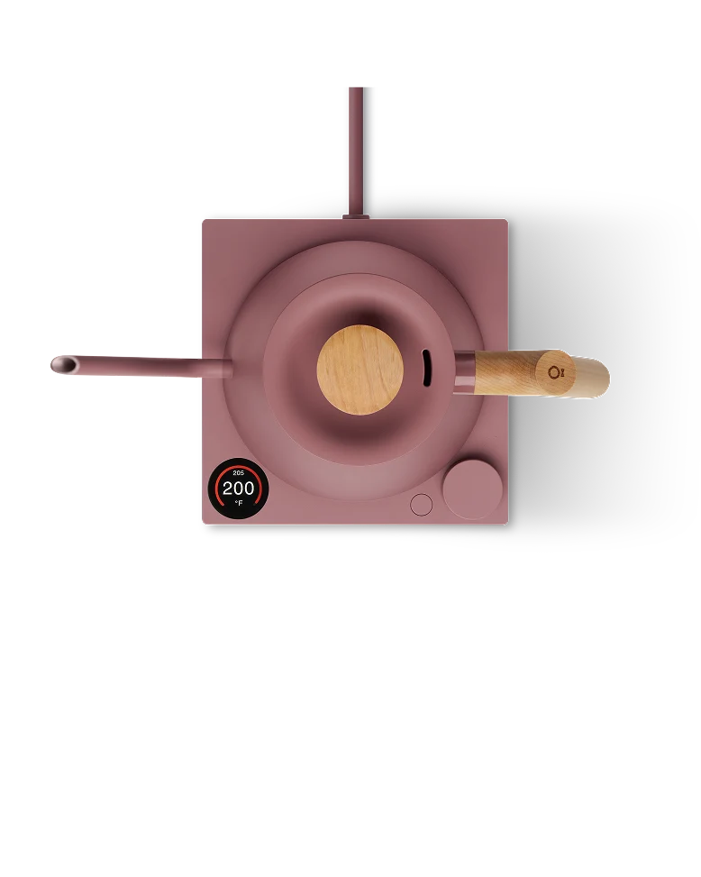 Fellow Stagg EKG Pro Electric Kettle - Desert Rose+ Maple