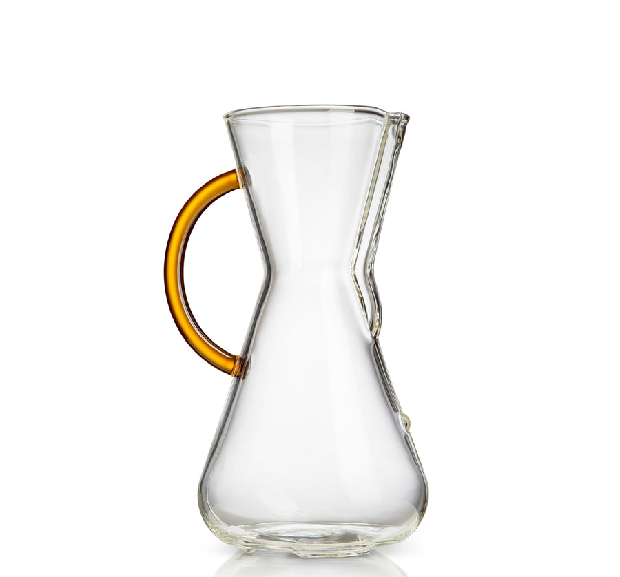 Chemex 3 Cup Glass Handle Brewer - Gold