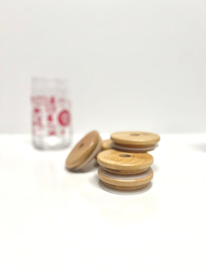 Brio Can Glass Bamboo Lid