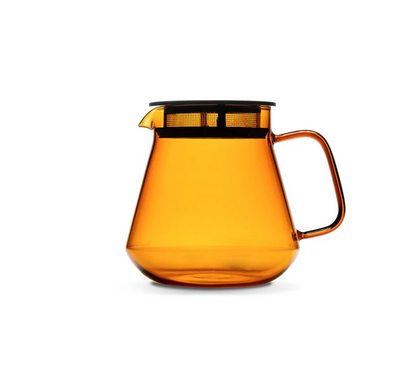 Hario Glass Coffee and Tea Server - Amber (600ml)