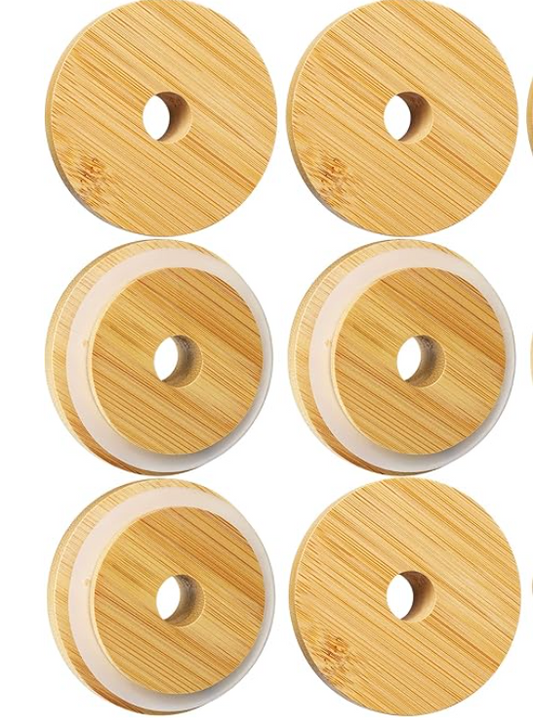 Brio Can Glass Bamboo Lid