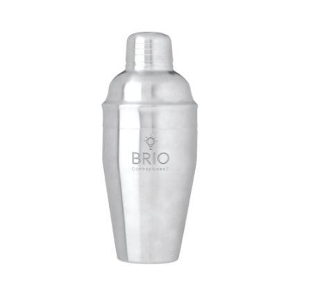 Stainless Steel Mini Brio Cocktail Shaker - 10oz