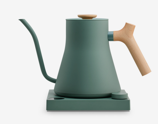 Stagg EKG Electric Pour Over Kettle - Smoke Green + Maple