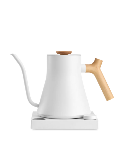 Fellow Stagg EKG Electric Kettle - Matte White + Maple