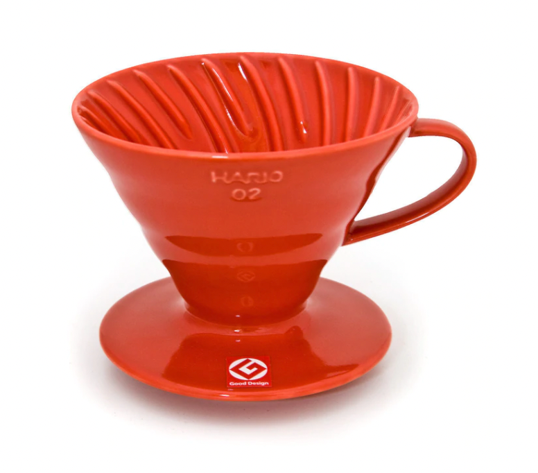 Hario V60-02 Dripper - Red Ceramic