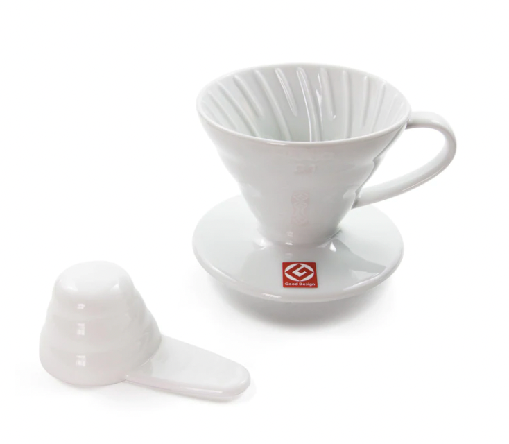 Hario V60-02 Dripper - White Ceramic