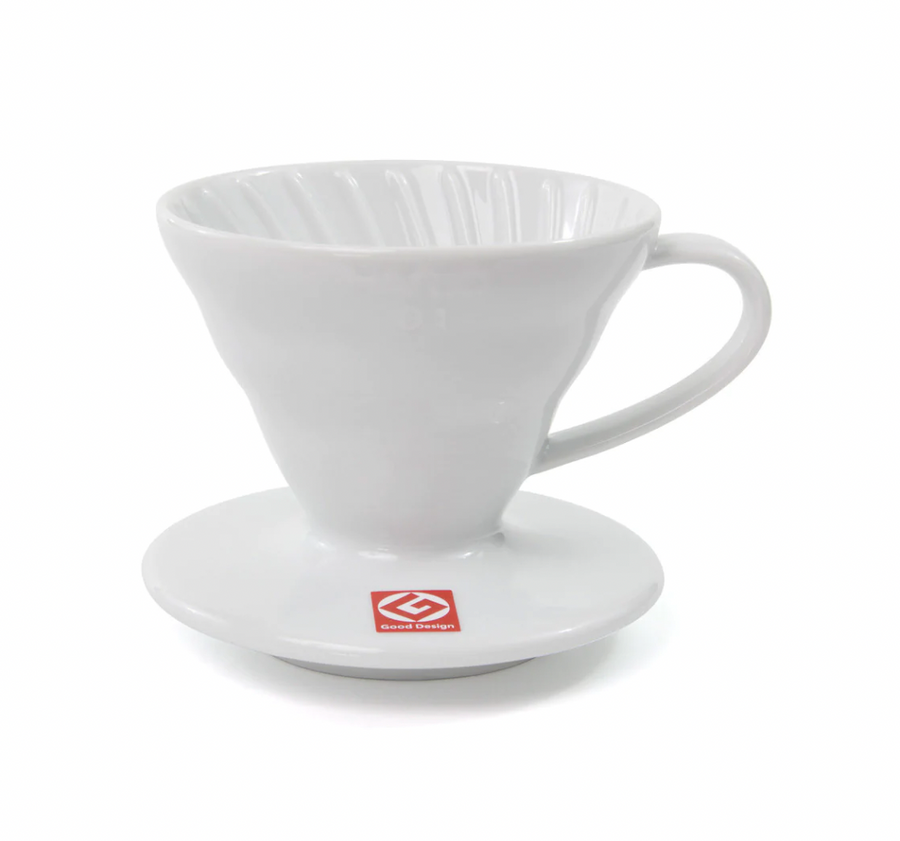 Hario V60-01 Dripper - White Ceramic