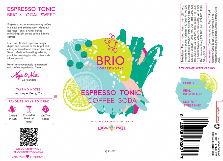 Coffee Soda - Espresso Tonic